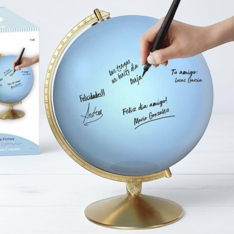 Globo de firmas para comunión – Azul