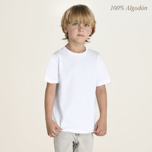 Camisetas Personalizadas Niño - Algodón