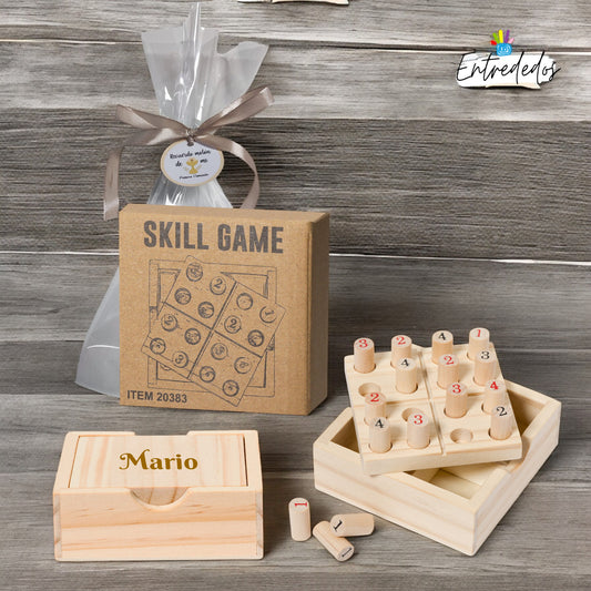 Juego de Habilidad Sudoku en Madera – Personalizado