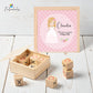 Tres en Raya de Madera Personalizado | Regalo para Invitados