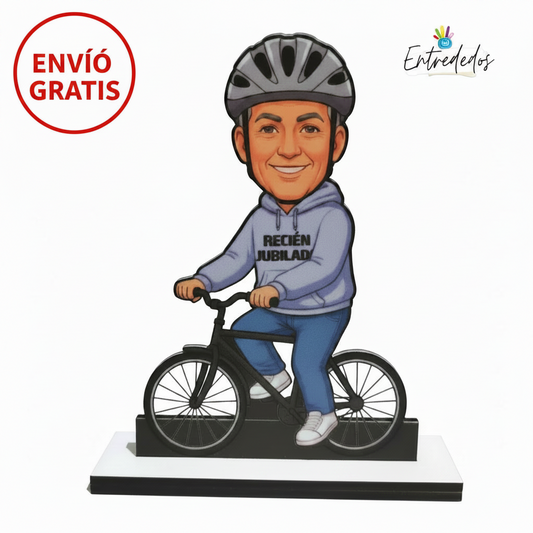Lámina de Madera jubilados con la Silueta de Tu Fotografía