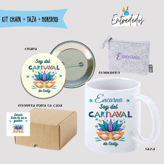 Kit regalo personalizado carnaval