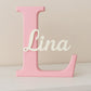 Inicial con Nombre Personalizada Para Decoración Infantil