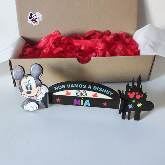 llave mágica personalizada viaje a Disney