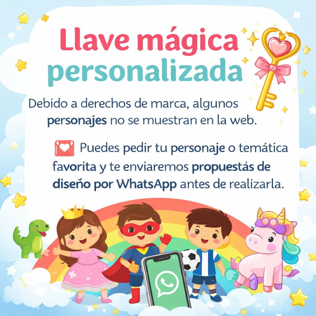 Llave Mágica personalizada–  Para Ver Tu Partido Favorito