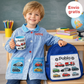 Lote escolar personalizado con nombre – Bata, Mochila, Taza, Toalla infantil