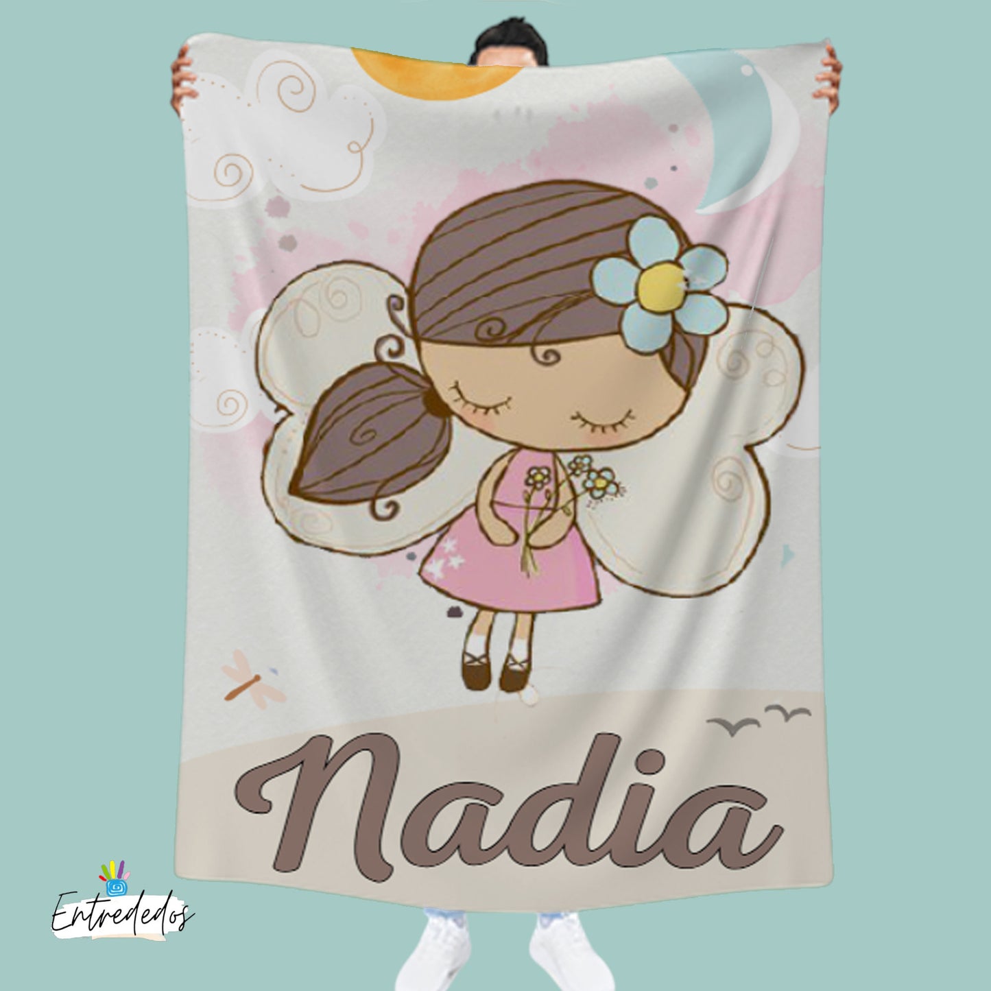 Manta Para Bebé  Polar Personalizada  – Suave, Segura
