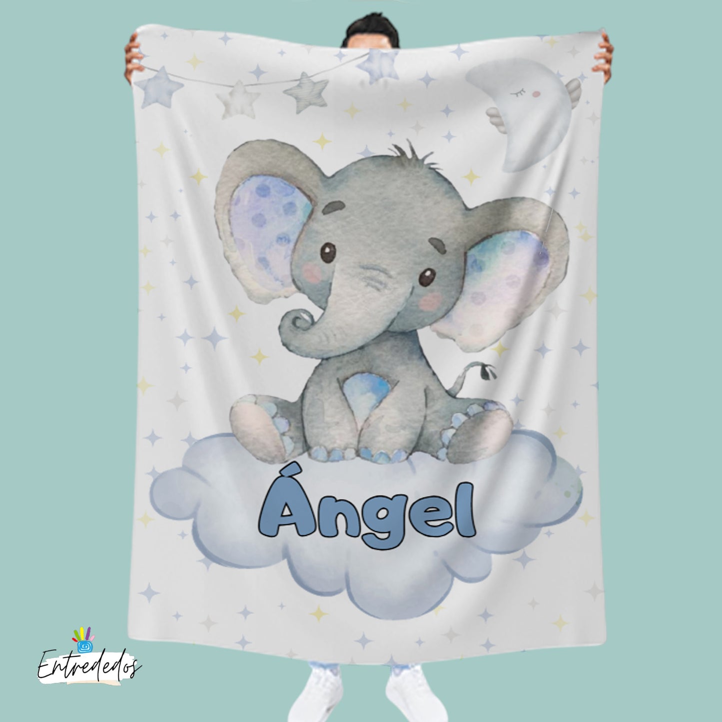 Manta Para Bebé  Polar Personalizada  – Suave, Segura