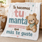 Manta Para Bebé  Polar Personalizada  – Suave, Segura