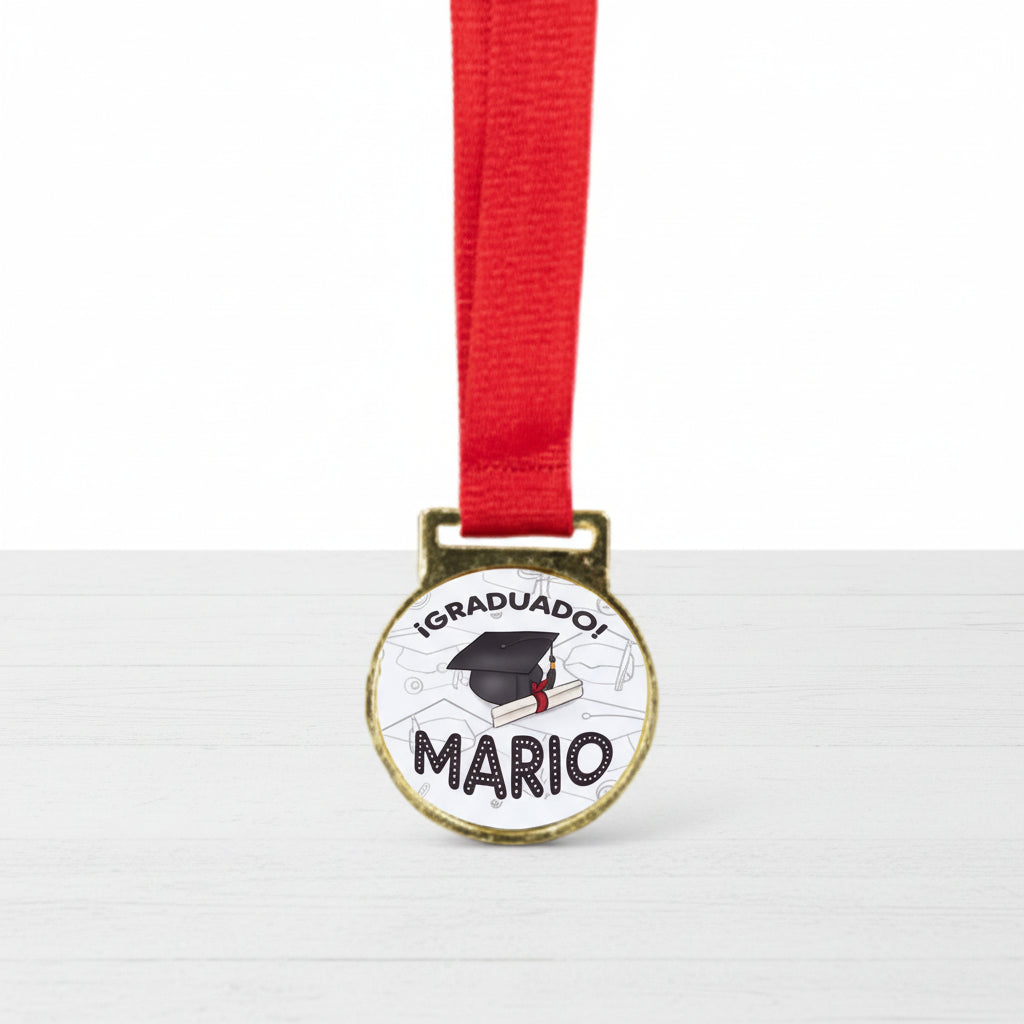 Medalla conmemorativa de graduación personalizada