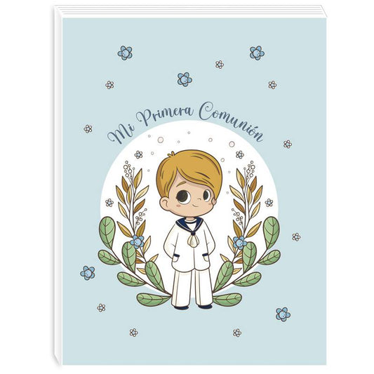 Mi Primera Comunión libro fotos y firmas niño