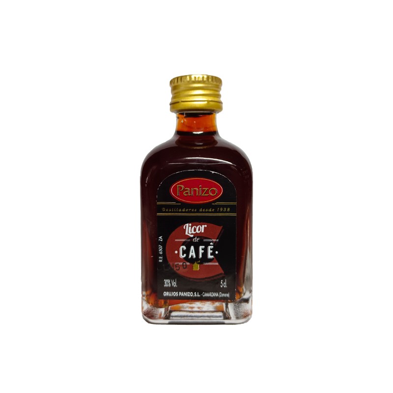Licores Panizo 5 cl Surtidos con Vasito, Bolsa y Etiqueta Personalizada