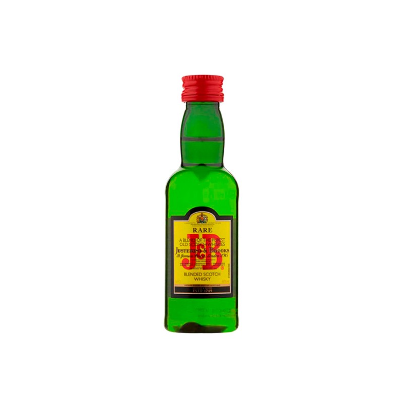 Pack Mini Botella de Whisky + Vaso de Chupito con Presentación