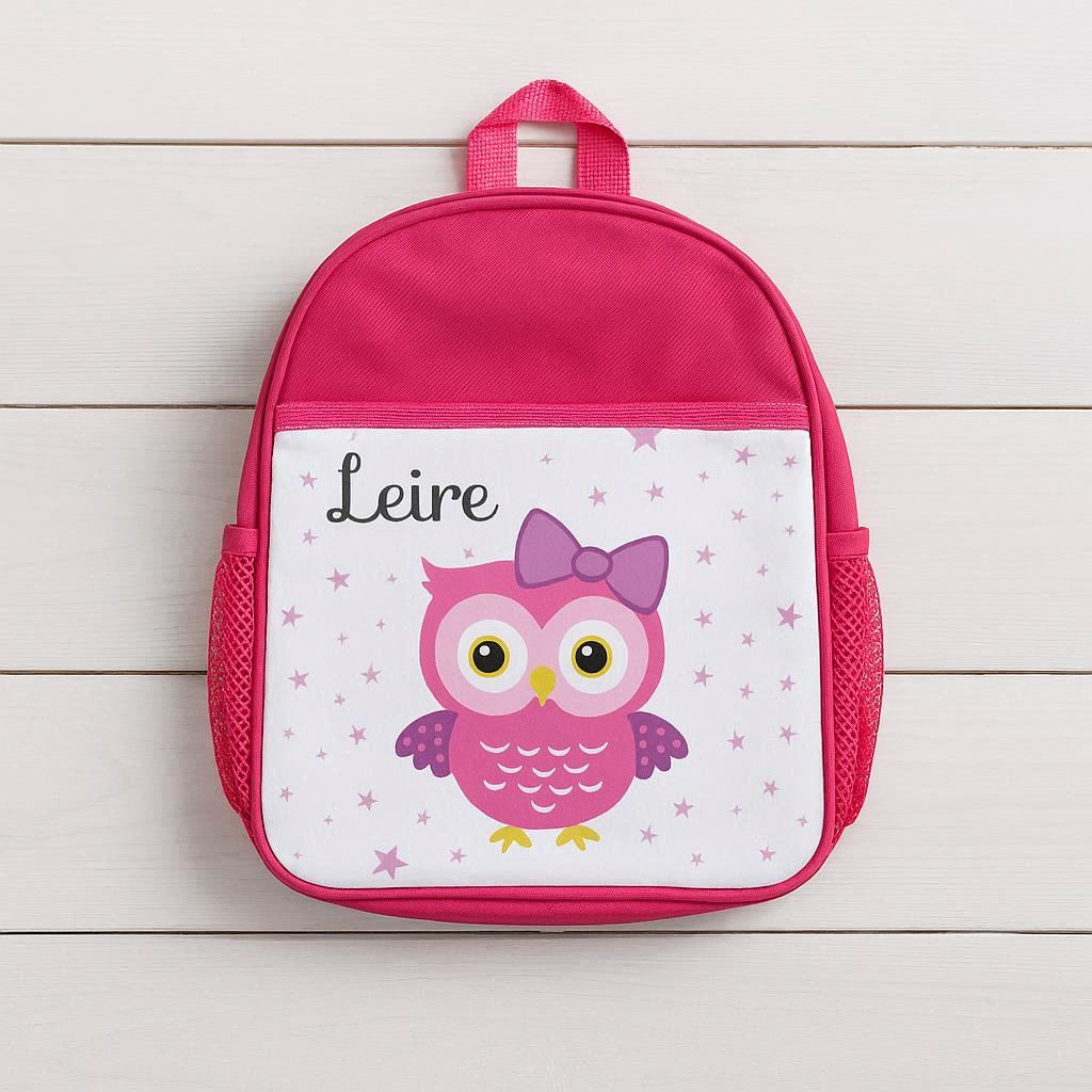 Mochila Infantil Rosa o Azul : Personajes Escolares Divertidos