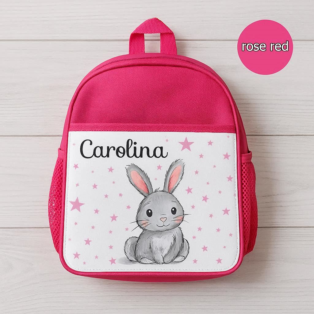 Mochila Infantil Rosa o Azul : Personajes Escolares Divertidos