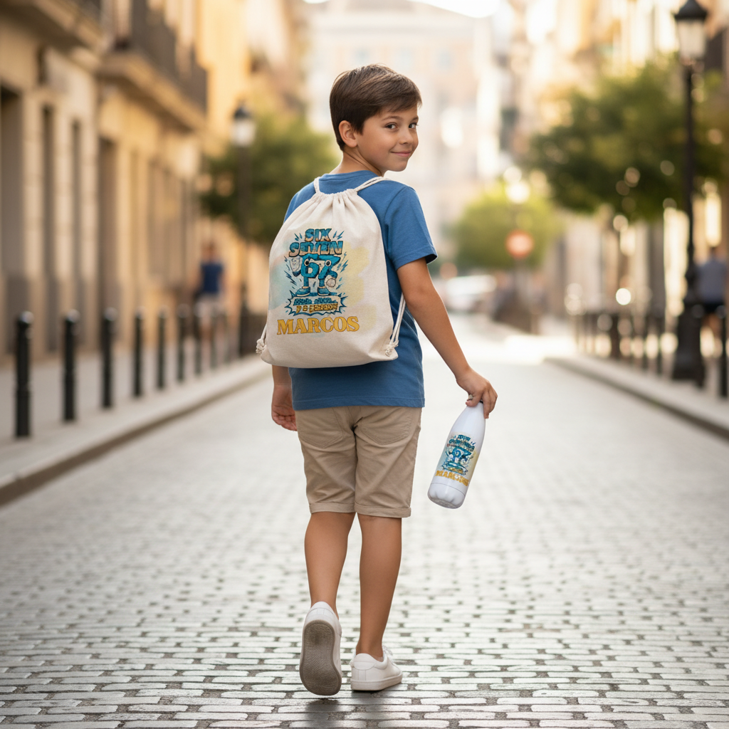 Pack Regalo Personalizado Six Seven (67) | Mochila ,Taza y Botella