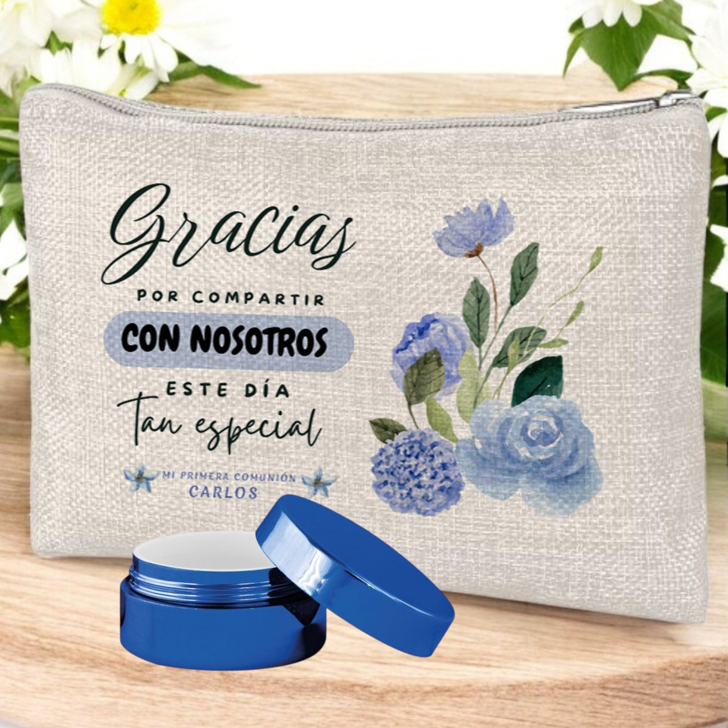 Pack Neceser Personalizado con Bálsamo Labial de Vainilla