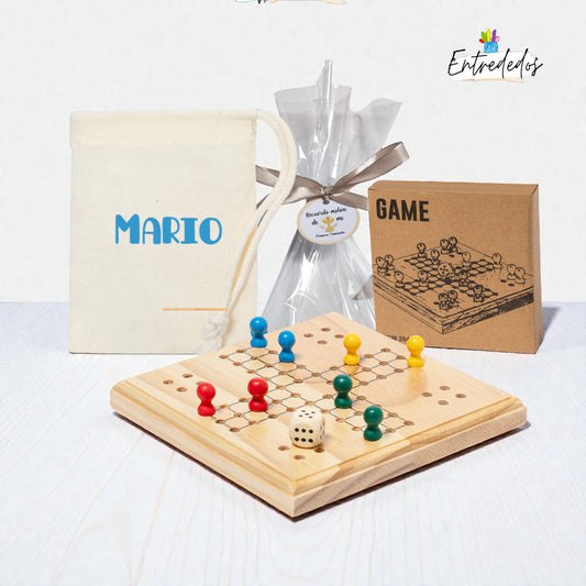 Juego de Parchís Personalizado en Madera