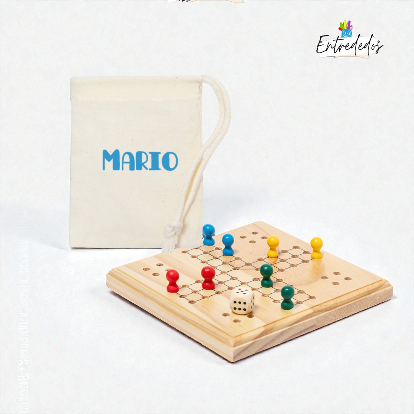 Juego de Parchís Personalizado en Madera