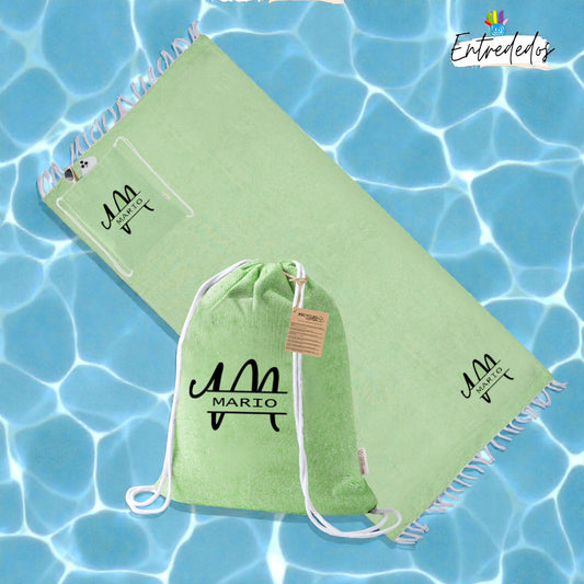 Mochila Pareo Infantil Personalizada en Algodón Reciclado