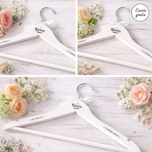 Perchas Personalizadas: El Regalo Perfecto Blanca