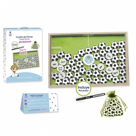 Cuadro firmas 1ª Comunión fútbol