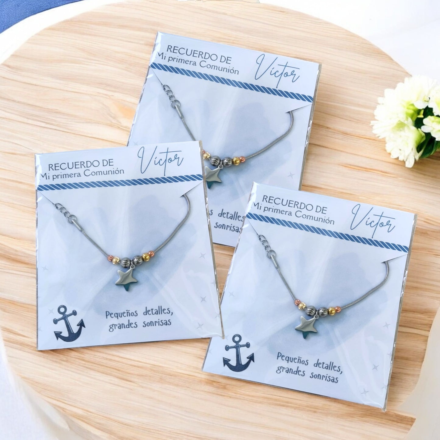 Pulsera de Estrella Personalizada – Detalle para Invitadas