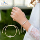Pulsera con detalle de cruz ajustable – Detalle para Invitadas
