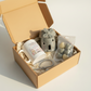 Caja Regalo Relax con Taza, Quemador Molino y Pulsera Inicial