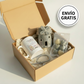 Caja Regalo Relax con Taza, Quemador Molino y Pulsera Inicial