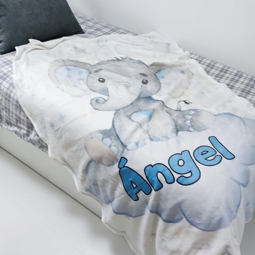 Manta Para Bebé  Polar Personalizada  – Suave, Segura