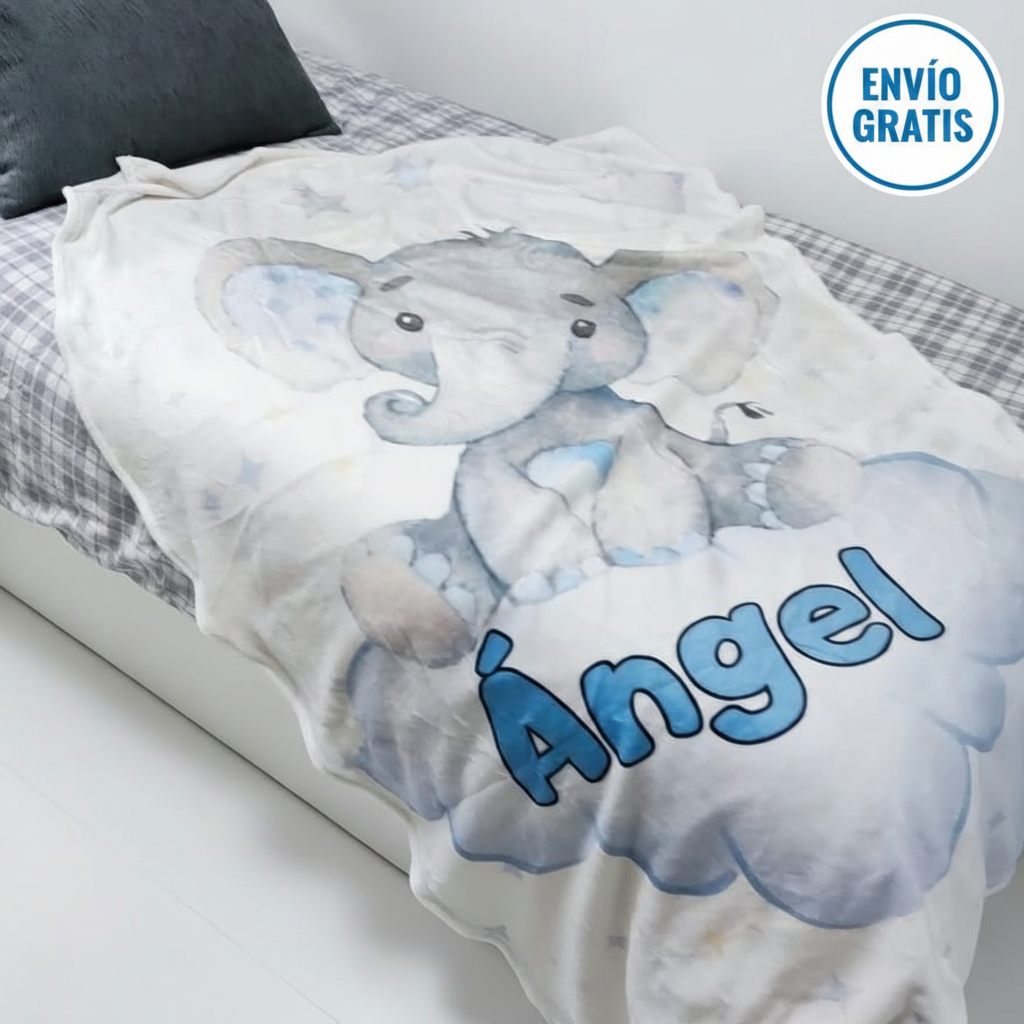 Manta Para Bebé  Polar Personalizada  – Suave, Segura
