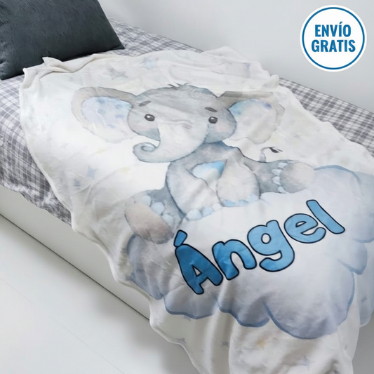 Manta Para Bebé  Polar Personalizada  – Suave, Segura