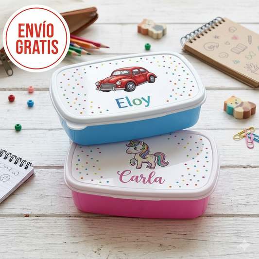 Portamerienda personalizado Escolar: Diversidad de Diseños
