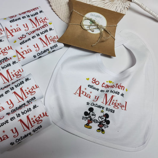 Baberos personalizados para bodas y eventos