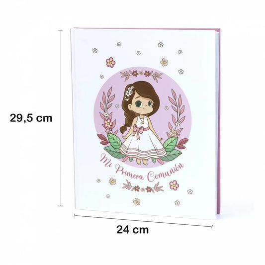 Mi Primera Comunión libro fotos y recuerdos niña