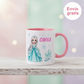 Taza de plástico personalizada para Niños - Princesa de Hielo