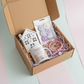 Caja Regalo Relax con Taza, Quemador de Aceite y Pulsera Inicial