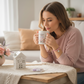 Caja Regalo Relax con Taza, Quemador de Aceite y Pulsera Inicial