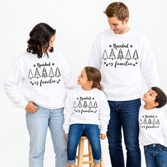 Sudadera NAVIDAD ES FAMILIA: Regalo Perfecto para Todos