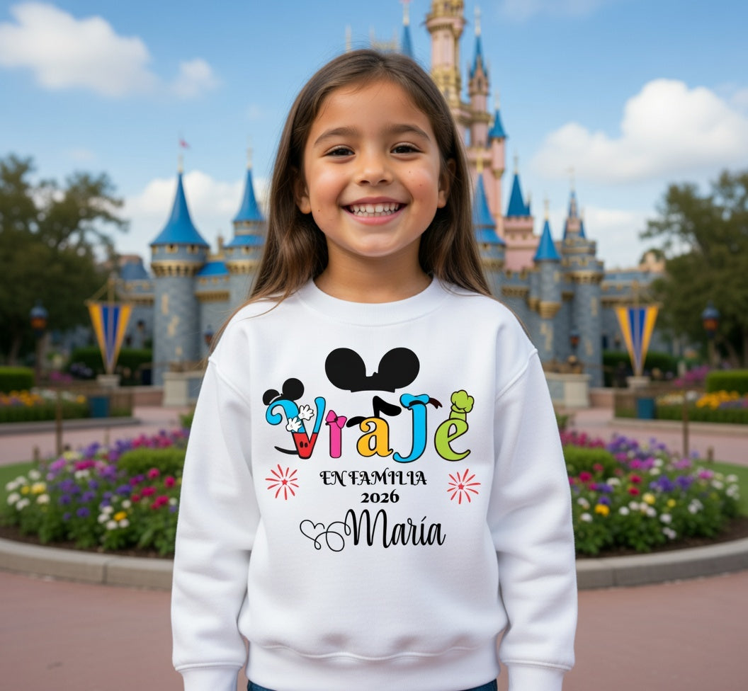 Sudadera Personalizada Viaje en Familia