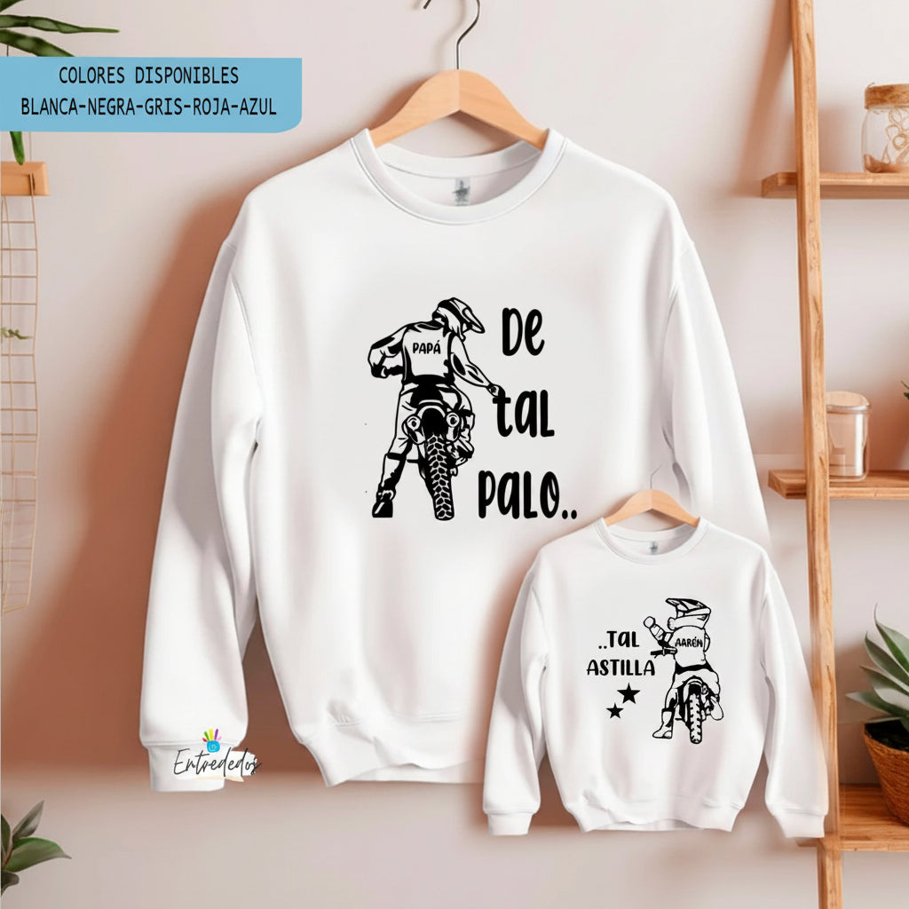 Sudadera personalizada para papá – Amante de las motos