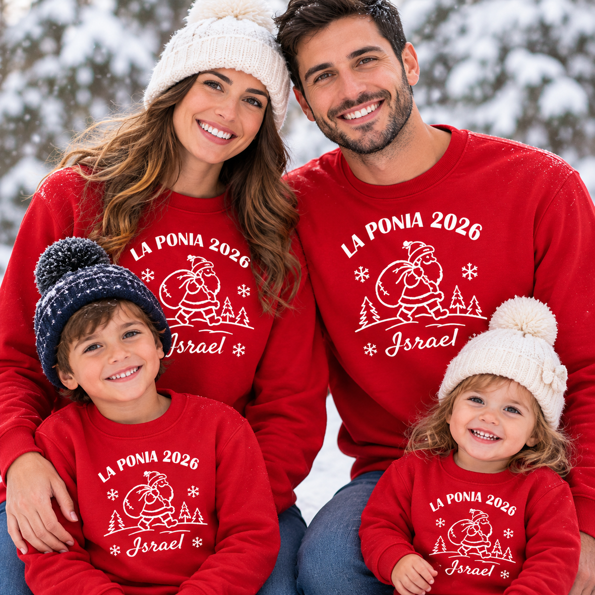 Sudadera Navidad Polonia 2026 Personalizada con Nombre