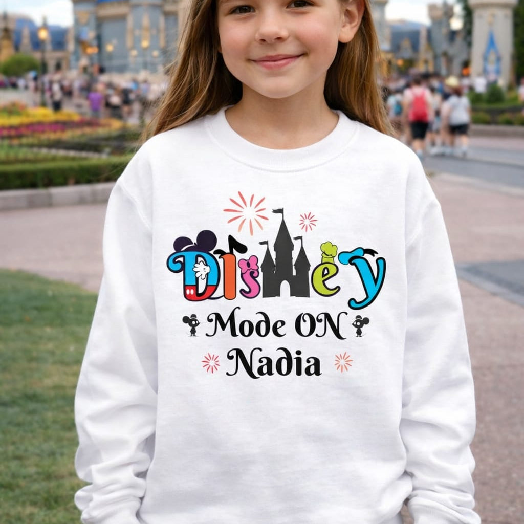 Sudadera personalizada para aventuras en parques mágicos