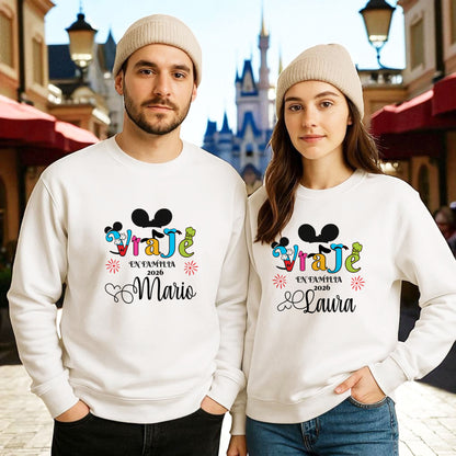 Sudadera Personalizada Viaje en Familia