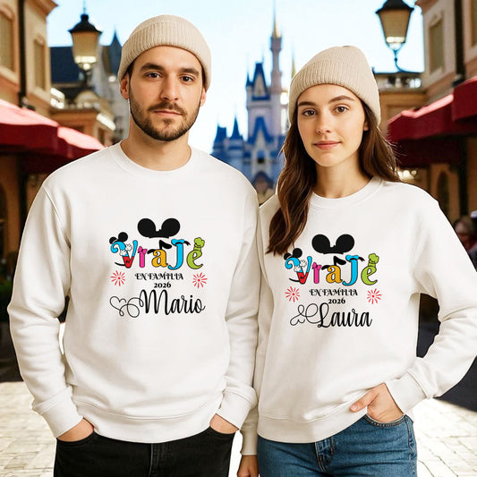 Sudadera Personalizada Viaje en Familia