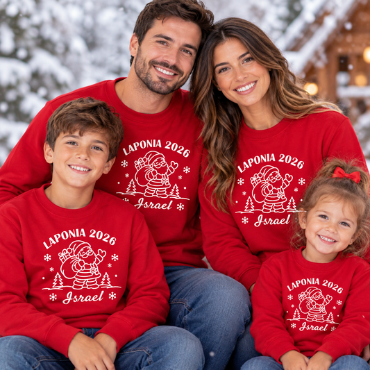 Sudadera Navidad Polonia 2026 Personalizada con Nombre