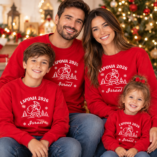 Sudadera Navideña Personalizada Viaje a Polonia con Nombre
