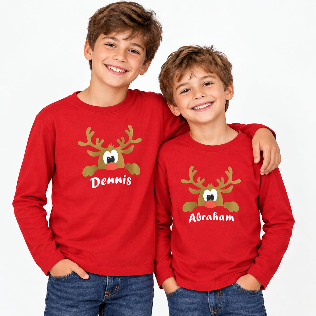 Sudadera personalizada "RENO": Estilo navideño único