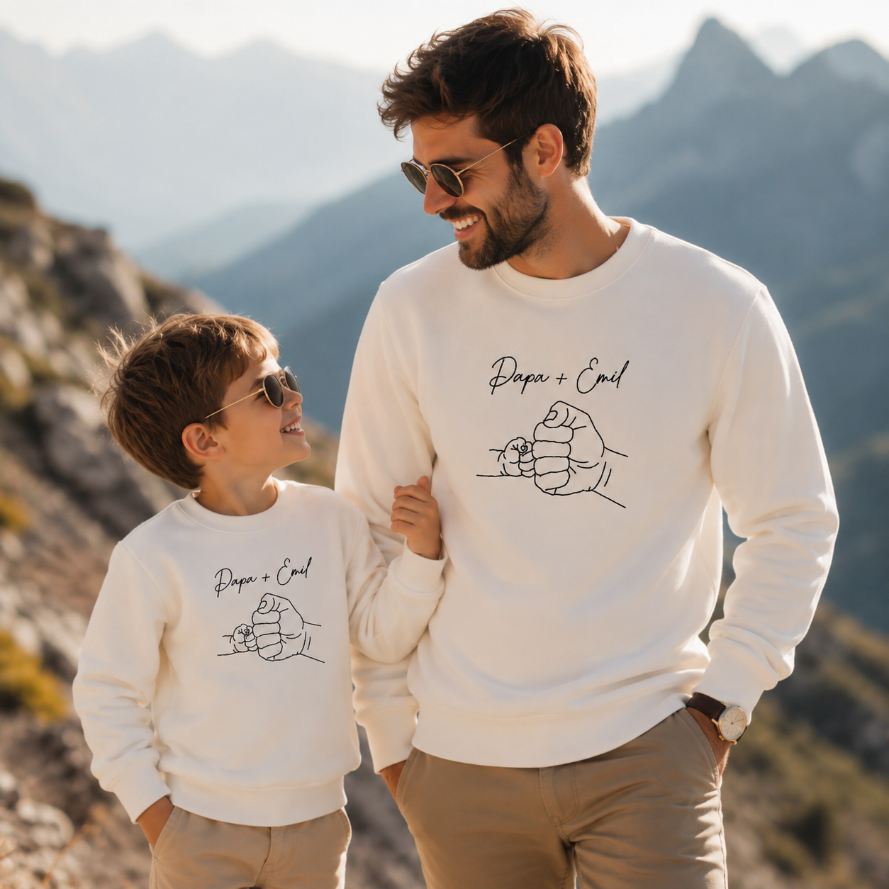 Sudaderas personalizadas padre e hijo – Un vínculo único